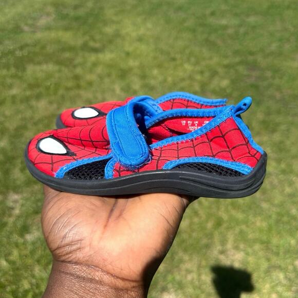 Disney Marvel Spiderman Toddler Boy‎ Swim Shoes Size 10 - Picture 12 of 12